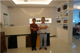 順德涂料商會會長來我司指導工作
